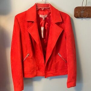 Philosophy Women's size medium coral moto Jacket
